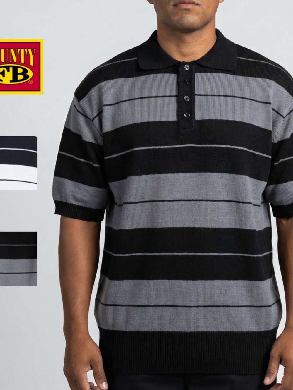 FB County Charlie Brown Shirt – Black/Heather | Size 3XL | Good Condition